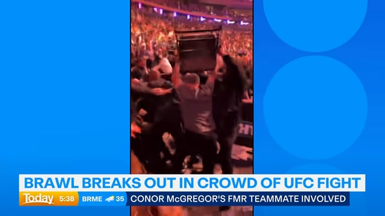 Violence flares at UFC event as major crowd brawl breaks out