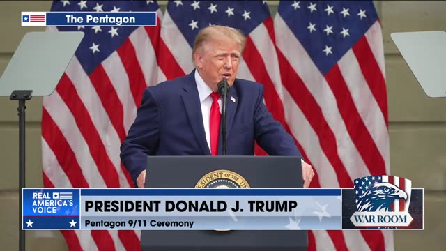 President Donald J. Trump Pentagon 9/11 Ceremony