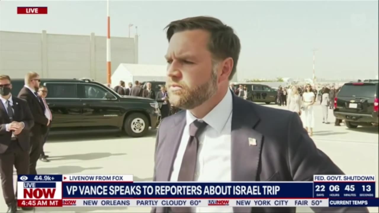 Vance on Gaza after meeting Netanyahu: No American troops on the ground,