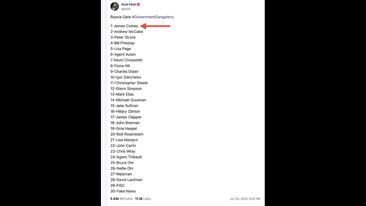 Arrest list!