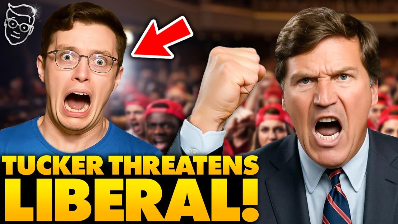 Tucker Threatens to PUNCH Lib, Then Completely HUMILIATES Him in Front of Roaring Crowd: Get The F…