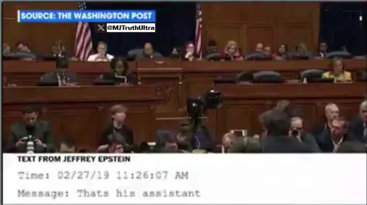 Jeffrey Epstein was ACTIVELY TEXTING House Democrats during the Cohen Hearing