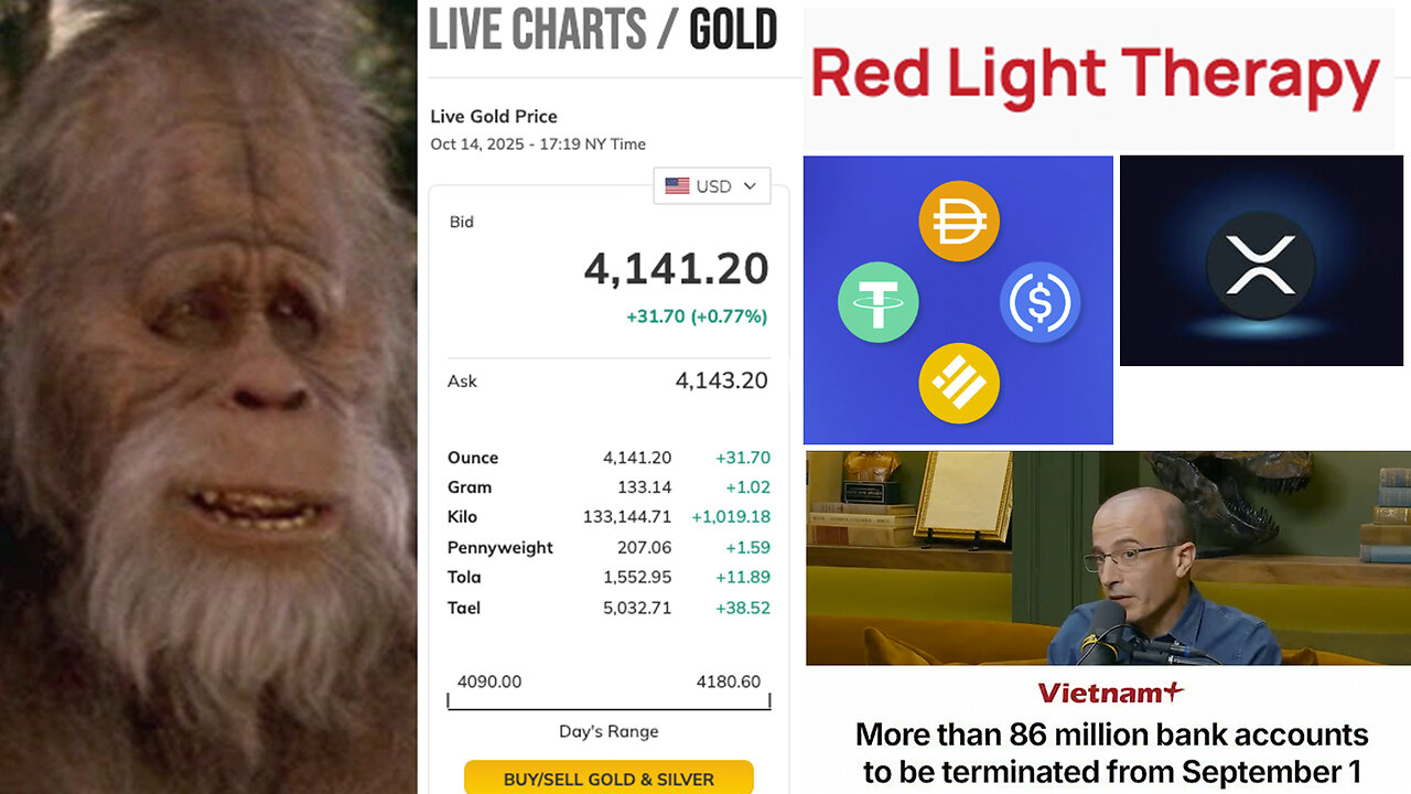 Is IT a Thing? Is Red Light Therapy a Thing? Is Artificial Intelligence Banking a Thing? Is Yuval Noah Harari A Thing? Is $4,000 Gold a Thing? Is Wealth Protection Via Cryptocurrency a Thing? Is U.S. Currency Still a Thing?
