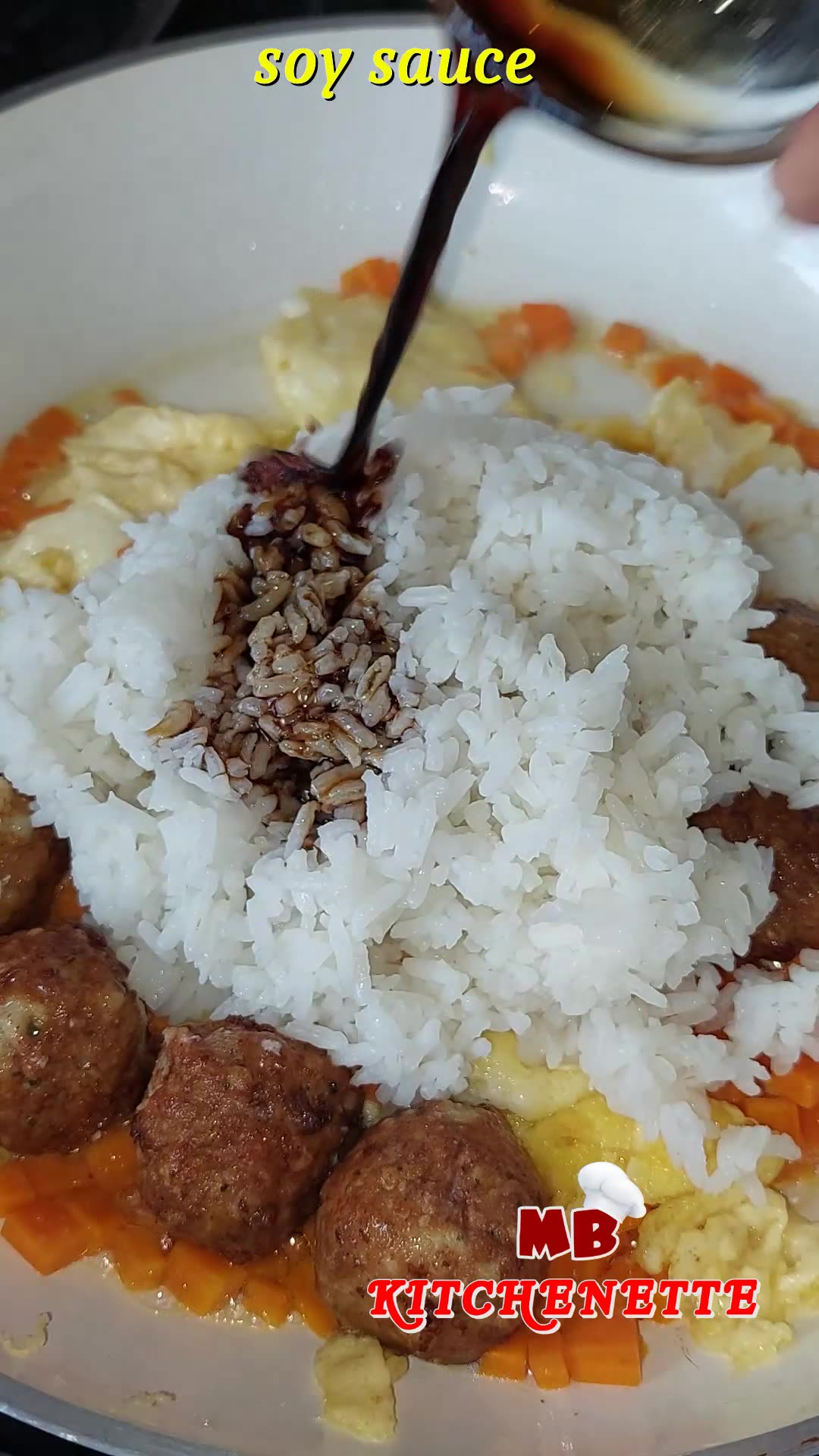 Easy 5 Minutes Fried Rice Recipe #cooking #food #shorts #friedrice #5minutes