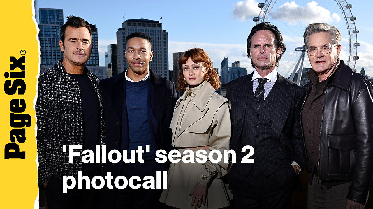 Walton Goggins, Ella Purness, Kyle Maclachlan and more attend the Fallout season 2 photocall