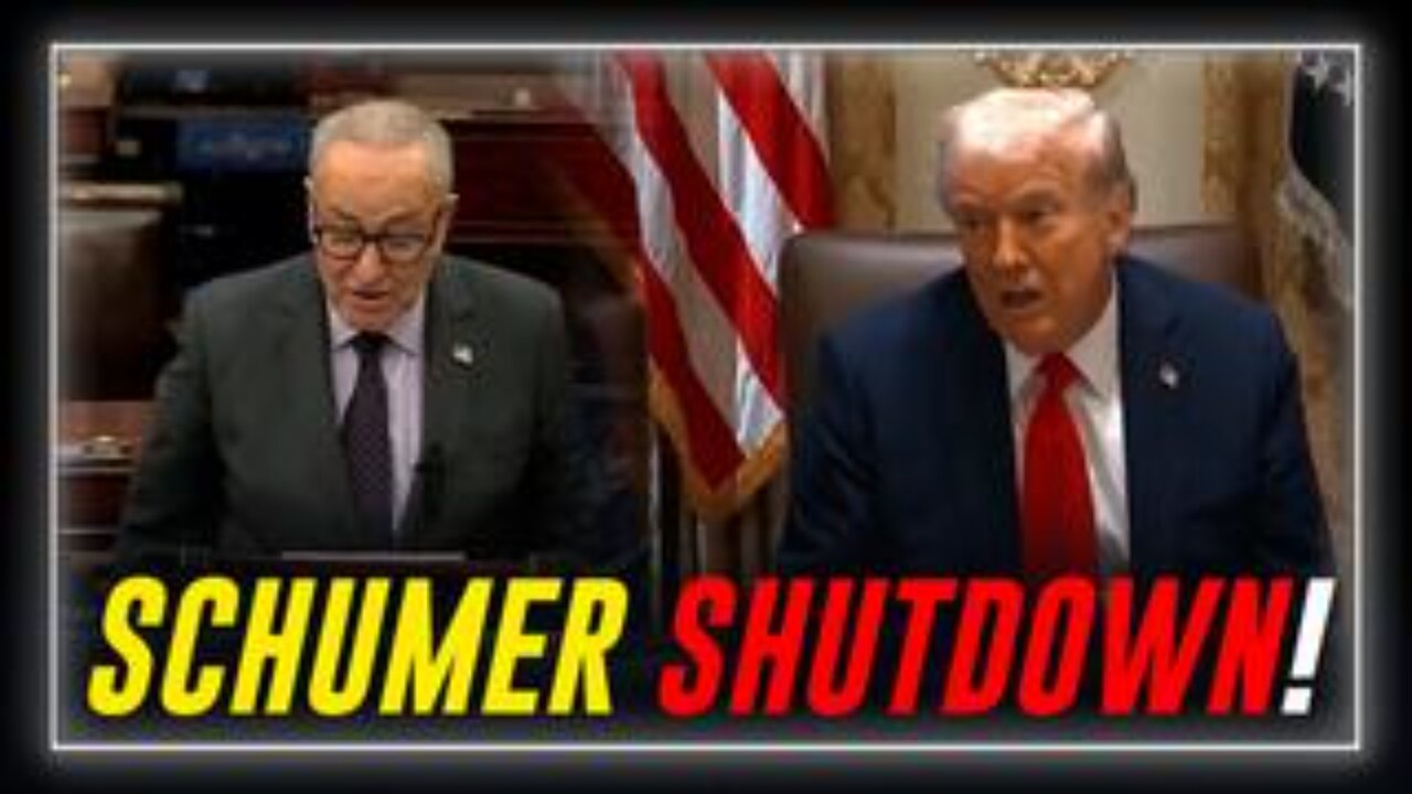 Schumer Publicly Confesses To Triggering Shutdown To Hurt Americans!