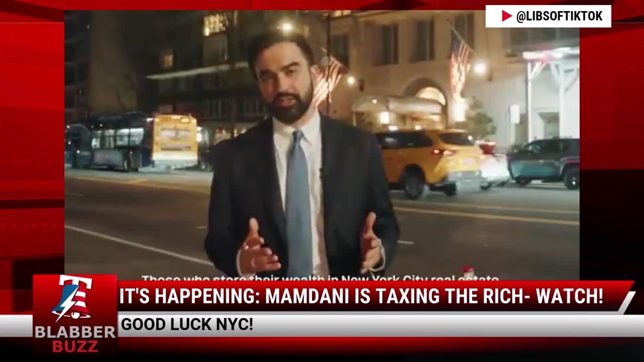 It's Happening: Mamdani Is Taxing The Rich- Watch!
