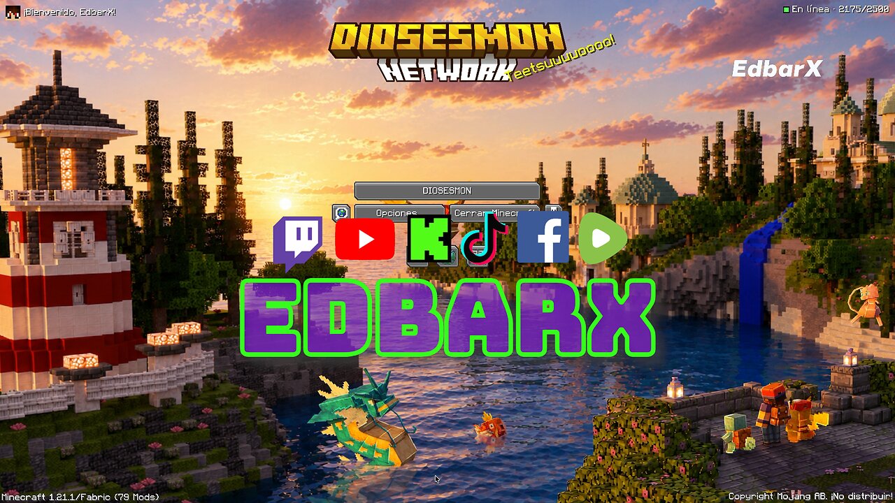 🎮 [Esp] Esto Es Halloween Minecraft DiosesMon , En Mac, En Vivo EdbarX