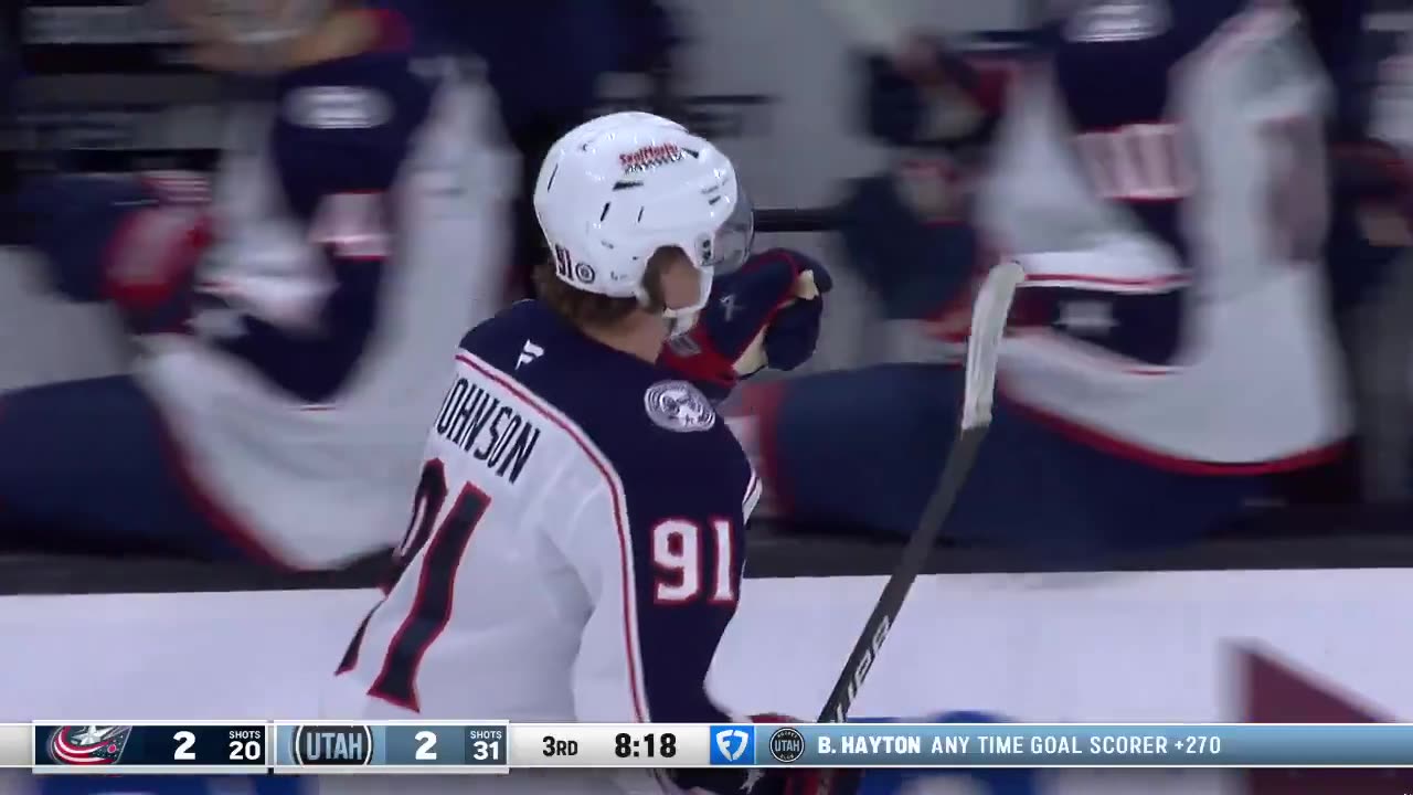 KJ WITH THE GOAL! ๐จ #BlueJackets #NHL