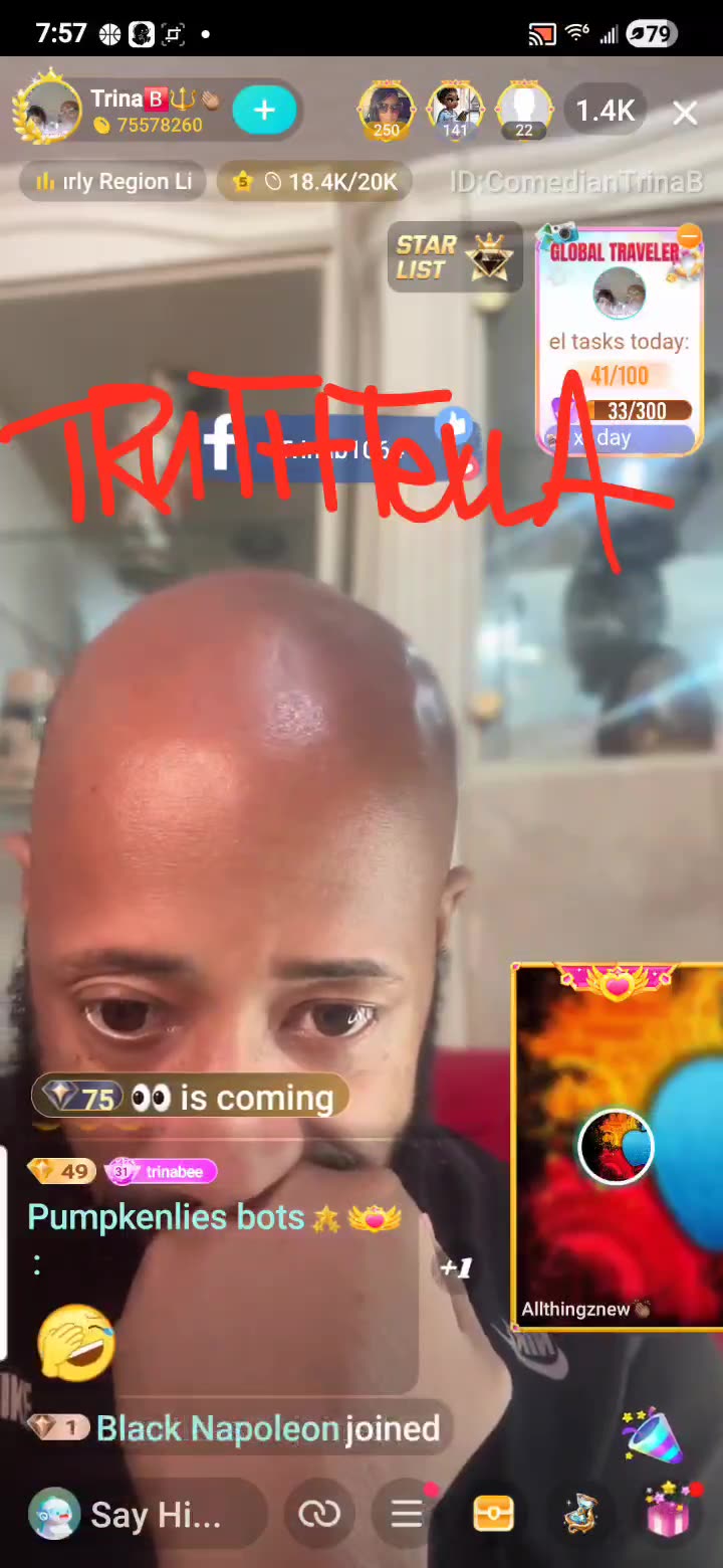 TRINA B STRUGGLES TO DO 7 PUSHUPS TRYING TO PROVE HES READY TO GET KNOCKED AT CONTENT HOUSE