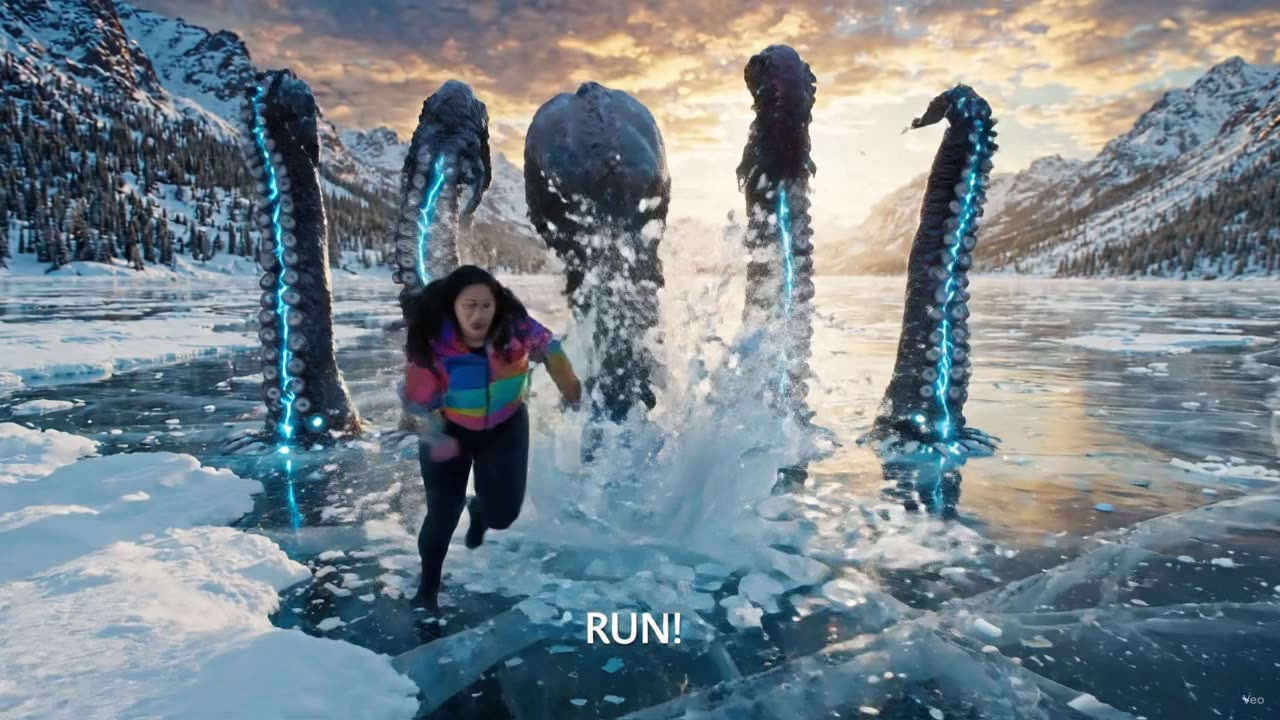 Something With Giant Tentacles Was Trapped Beneath the Ice