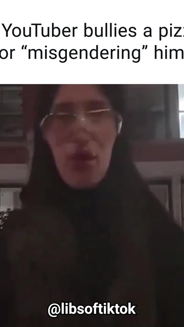 Pizza man BULLIED by transgender over pronouns... thumbnail
