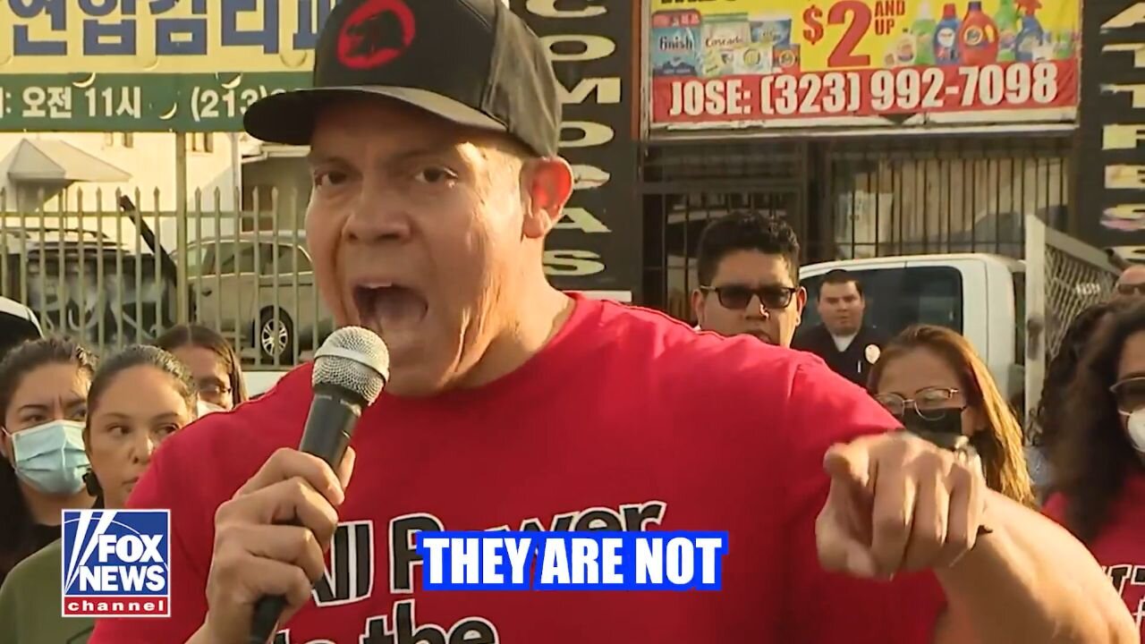 Teacher At Los Angeles Protest Says ICE Arent The Only Ones With Guns In This City