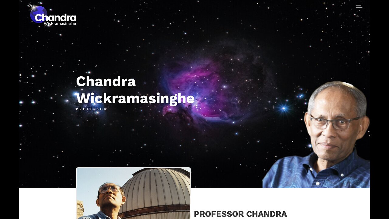 Professor Chandra Wickramasinghe MBE: 3iAtlas and Cometary Panspermia