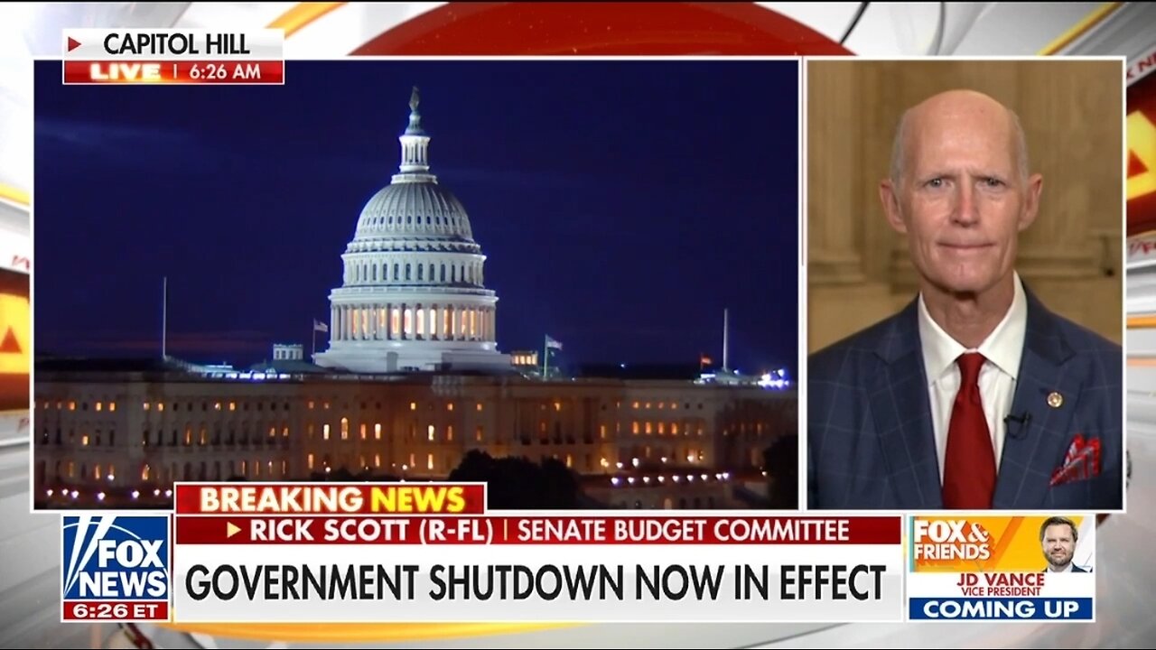 Sen Rick Scott: Congress Shouldnt Get Paid During A Govt Shutdown