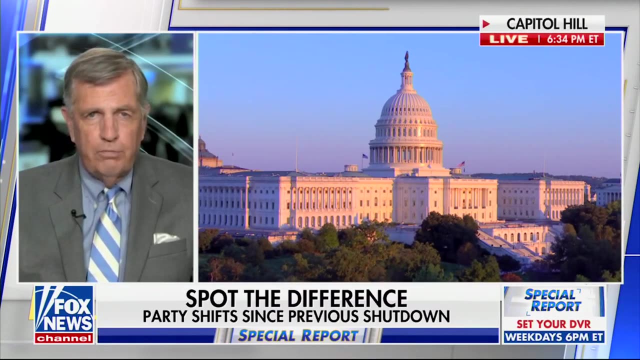 Brit Hume Says Theres A Way Democrats Avoid Blame For Shutdown