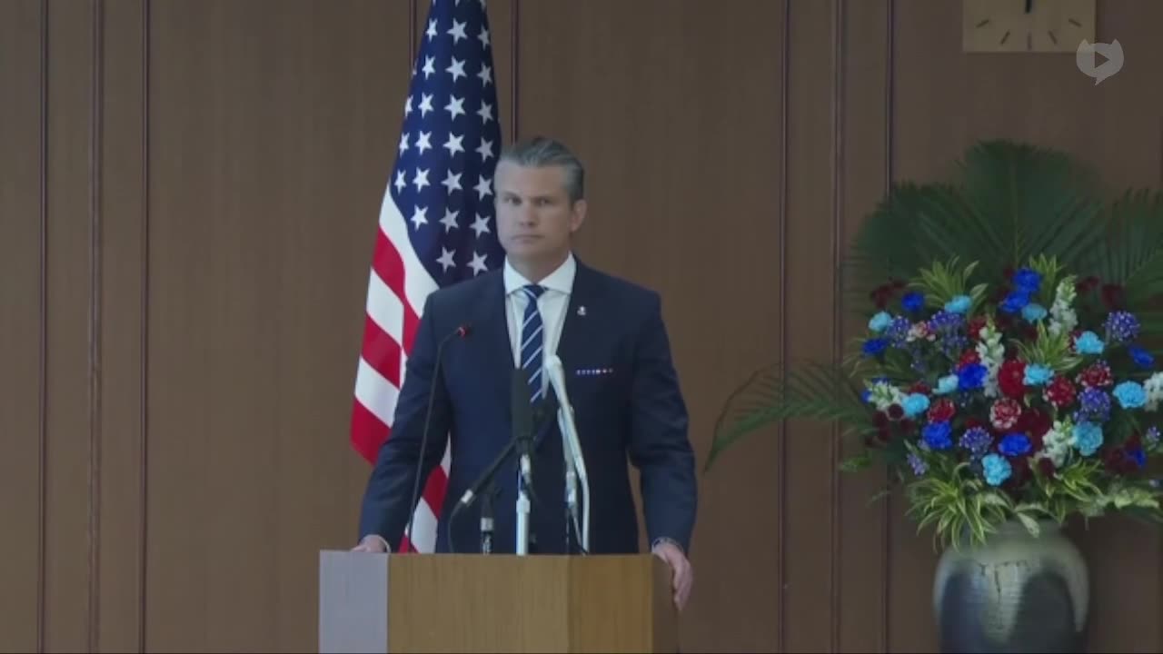 U.S. Secretary of War, with Japanese Defense Minister Koizumi: The security situation
