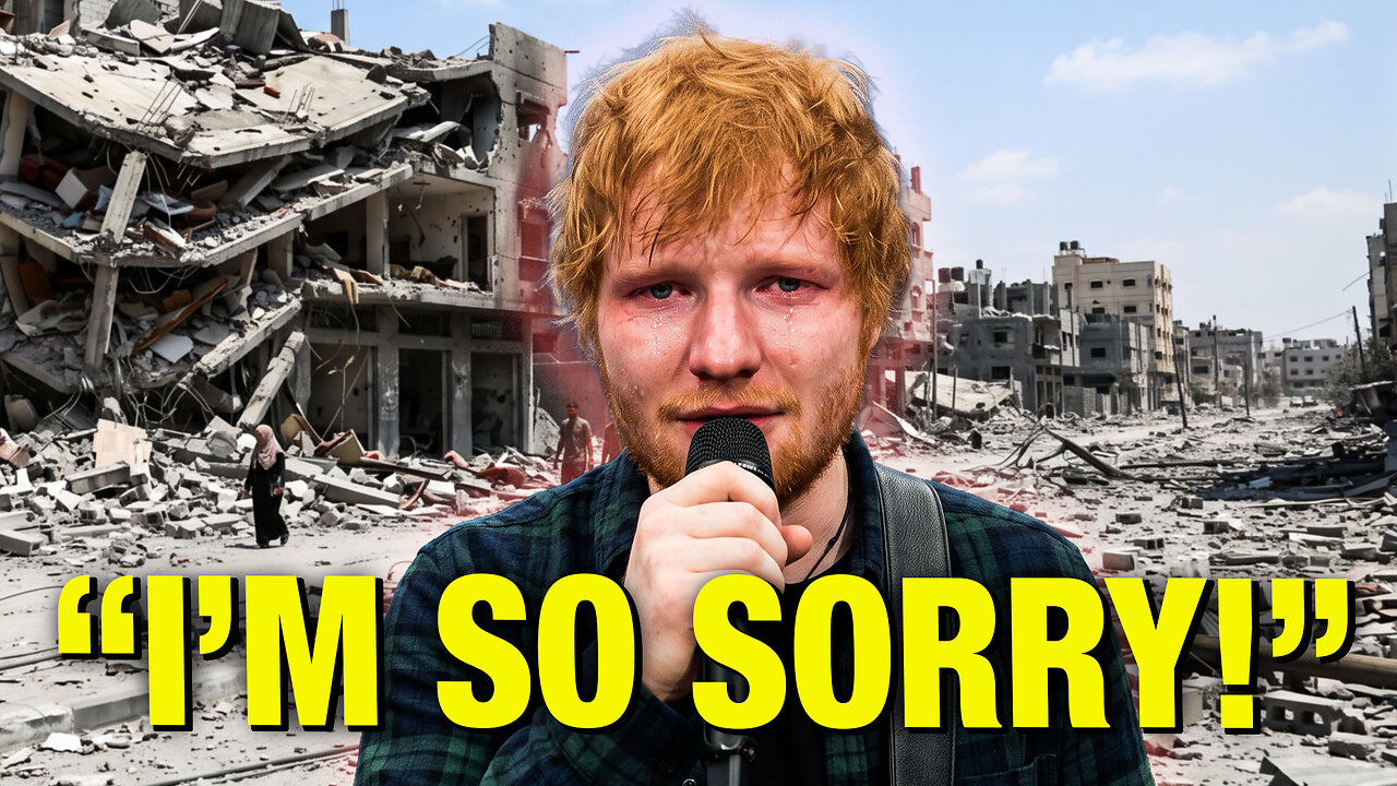 DESPERATE Ed Sheeran Apologizes, Cries &amp; Tries to “Both Sides” Gaza Genocide! thumbnail