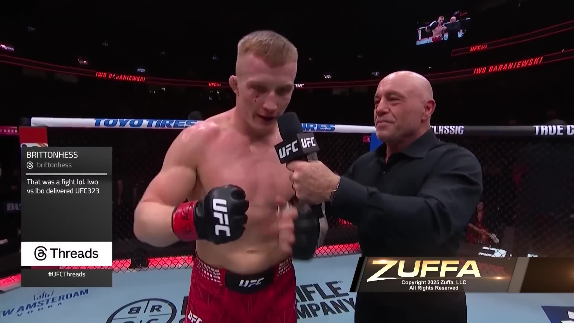 Iwo Baraniewski Octagon Interview | UFC 323