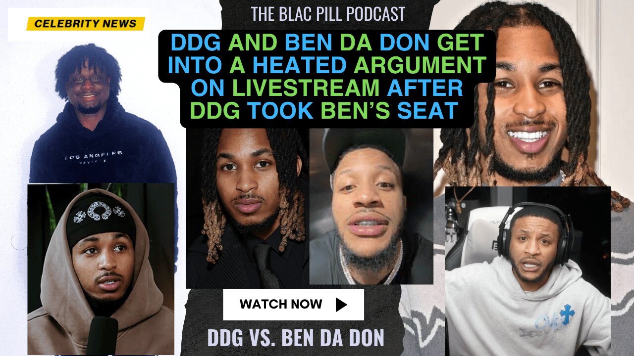 DDG and BenDaDonnn get into a HEATED ARGUMENT on livestream after DDG took Bens SEAT