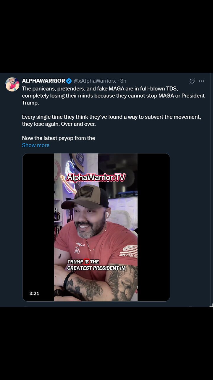 The panicans, pretenders, and fake MAGA are in full-blown TDS, completely losing ...