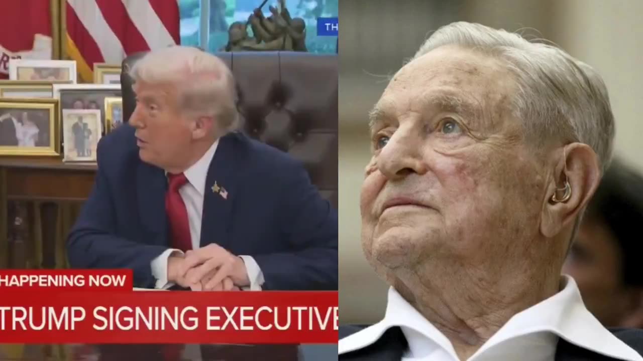POTUS confirms George Soros & Reid Hoffman are under investigation