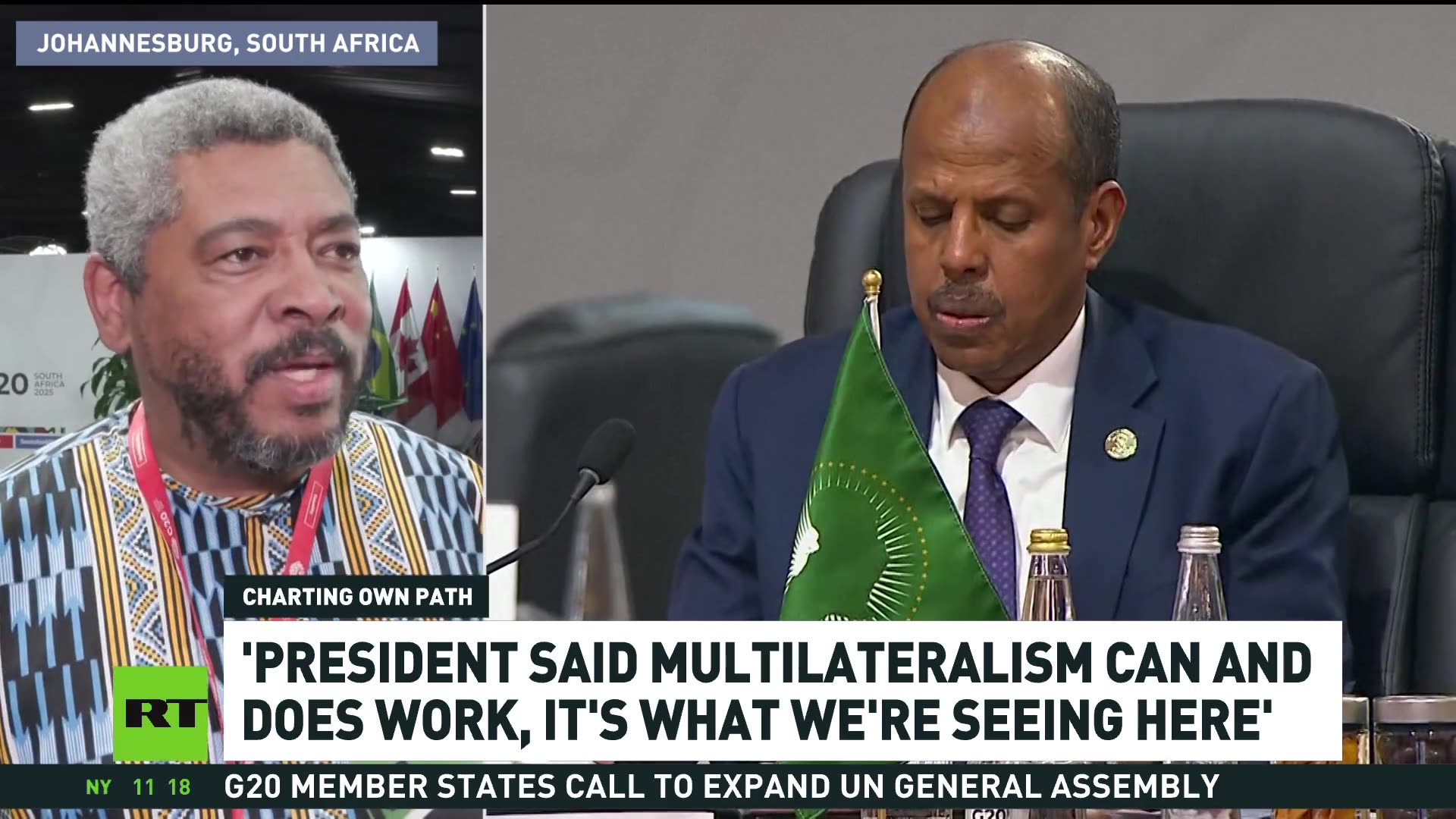 President said multilateralism can and does work, its what were seeing here — Oscar Van Heerden