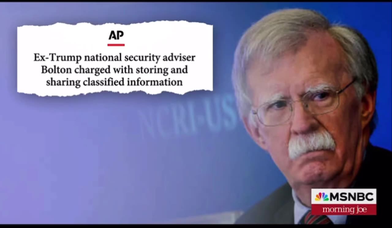 So the Iran hack helped takedown Bolton