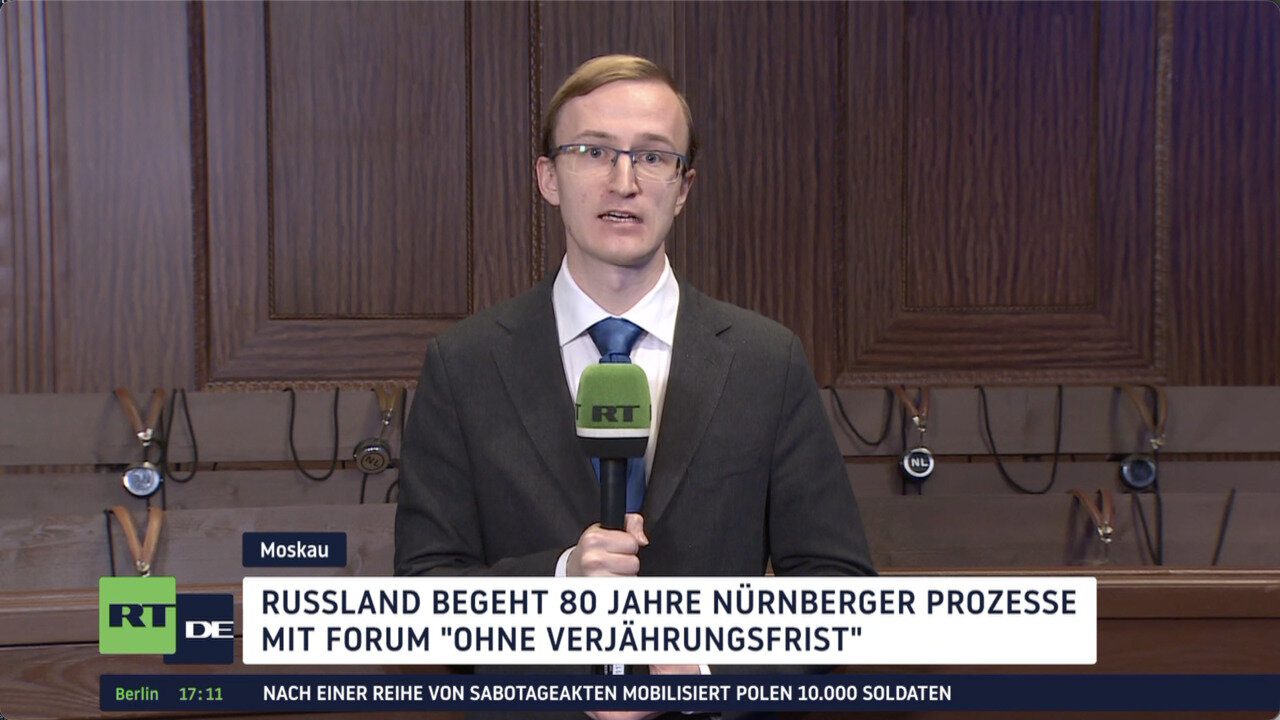 80 Jahre Nürnberg: Moskau erinnert an historischen Prozessauftakt
