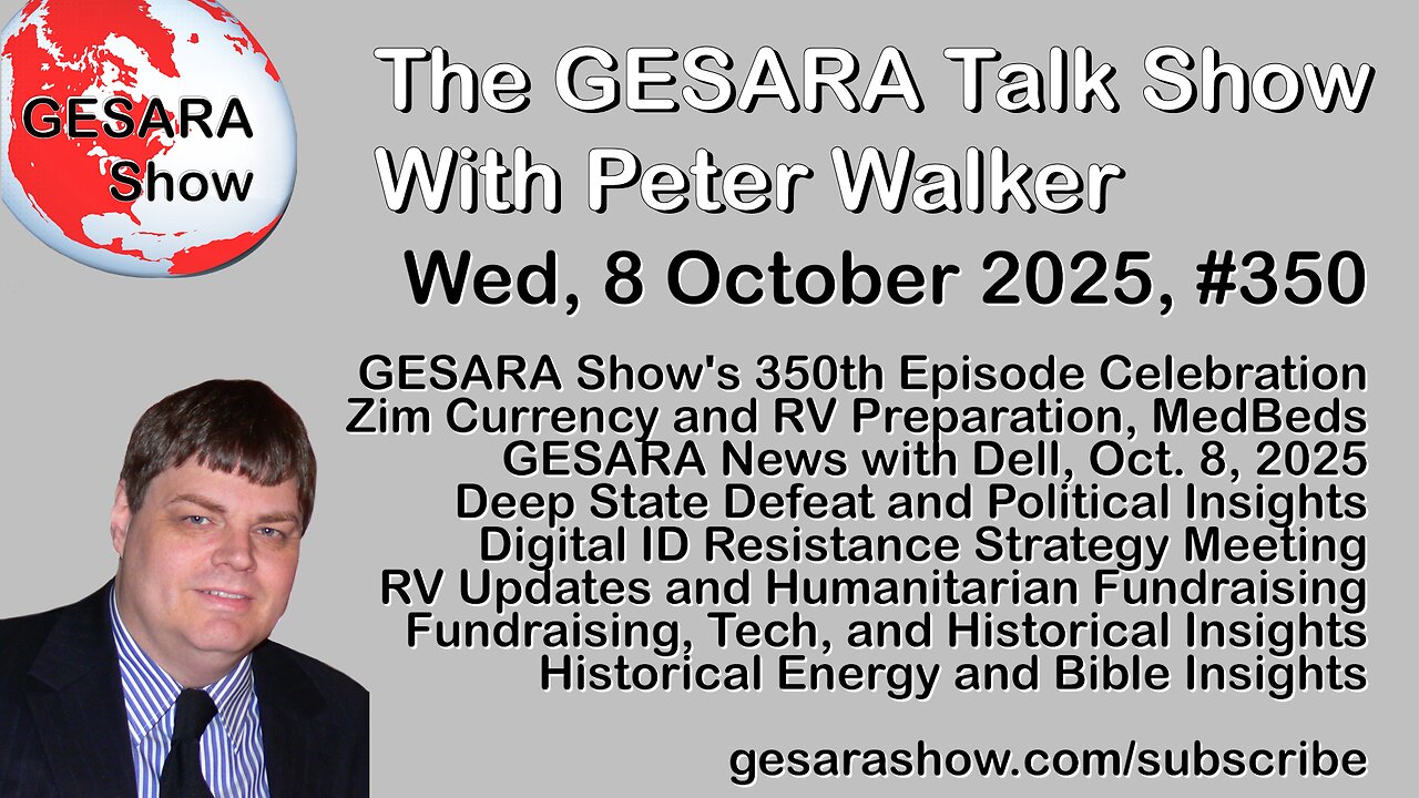 2025-10-08 GESARA Talk Show 350 - Wednesday