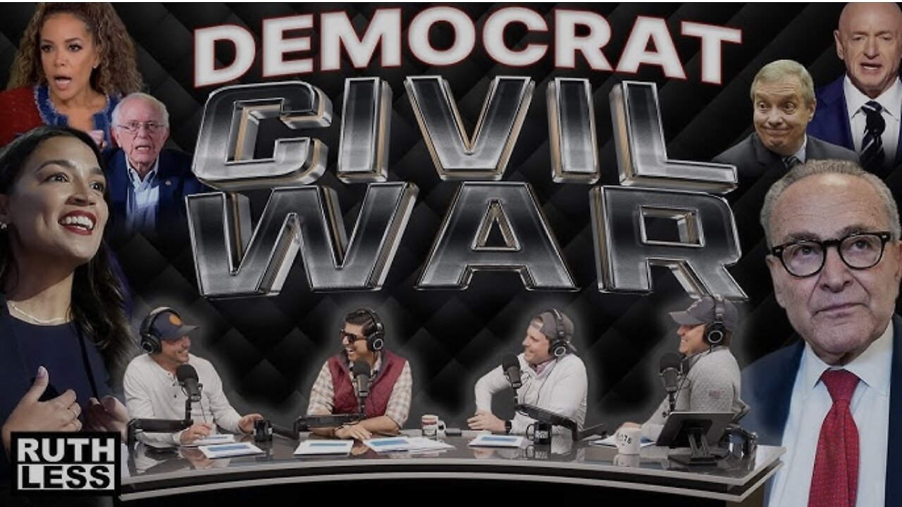 How Bad Will the Dem Civil War Get? | Ruthless Podcast