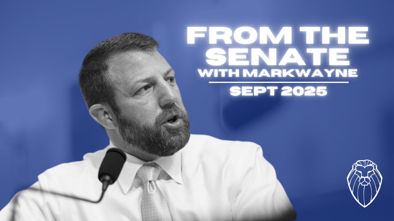 From the Senate with MARKWAYNE MULLIN | September 2025 (Ep. 818)
