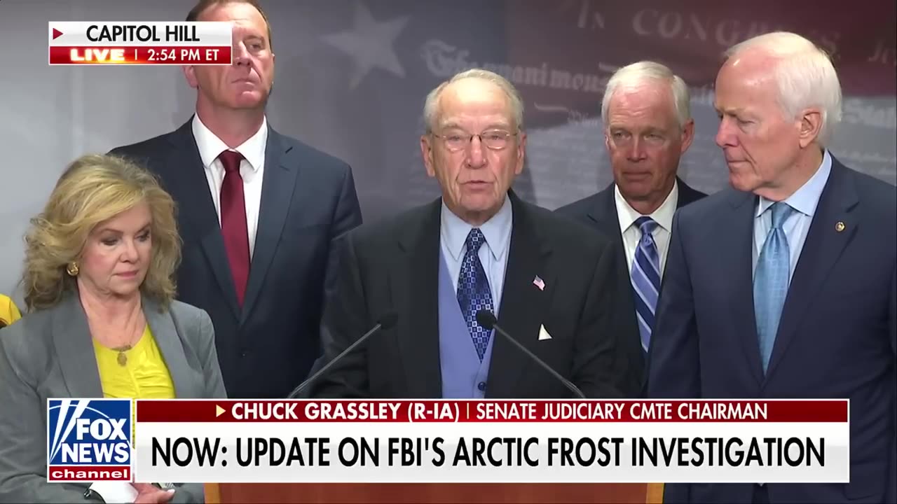 WEAPONIZED AGENT: Sen Grassley updatea on Arctic Frost investigation