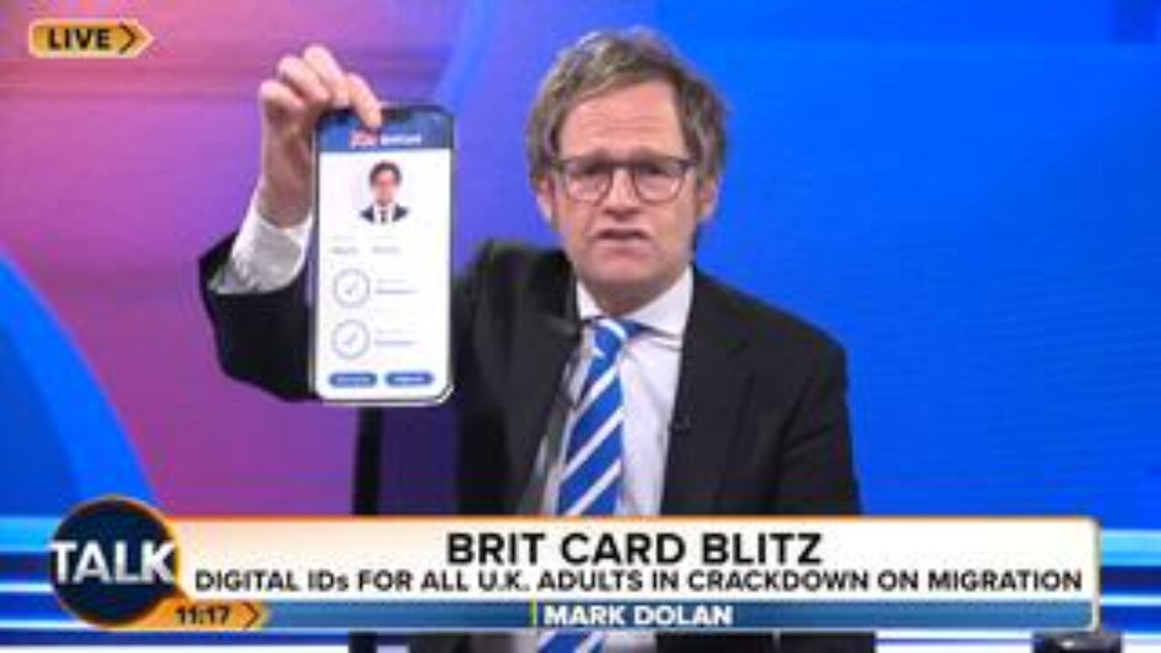 Here we go again! Mark Dolan cuts up his wretched and evil digital ID card.