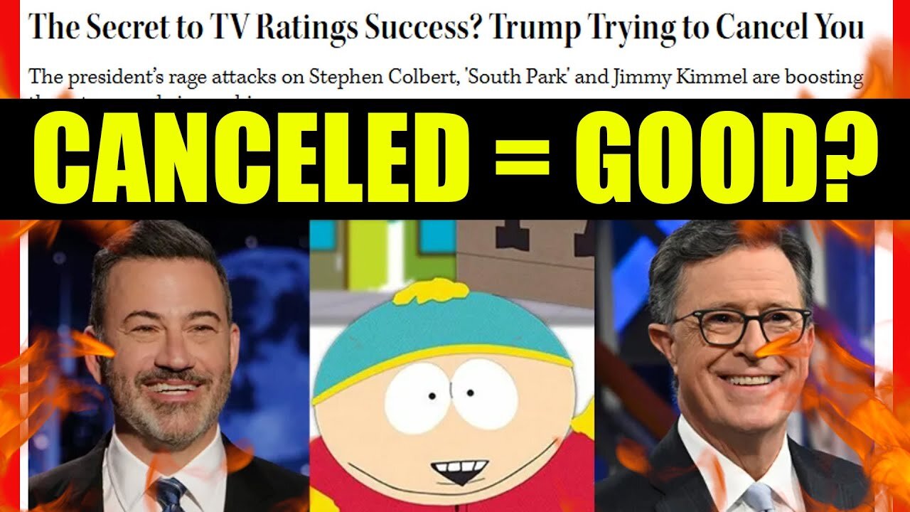 Getting Canceled by Trump is GREAT for Ratings?! | Clownfish TV