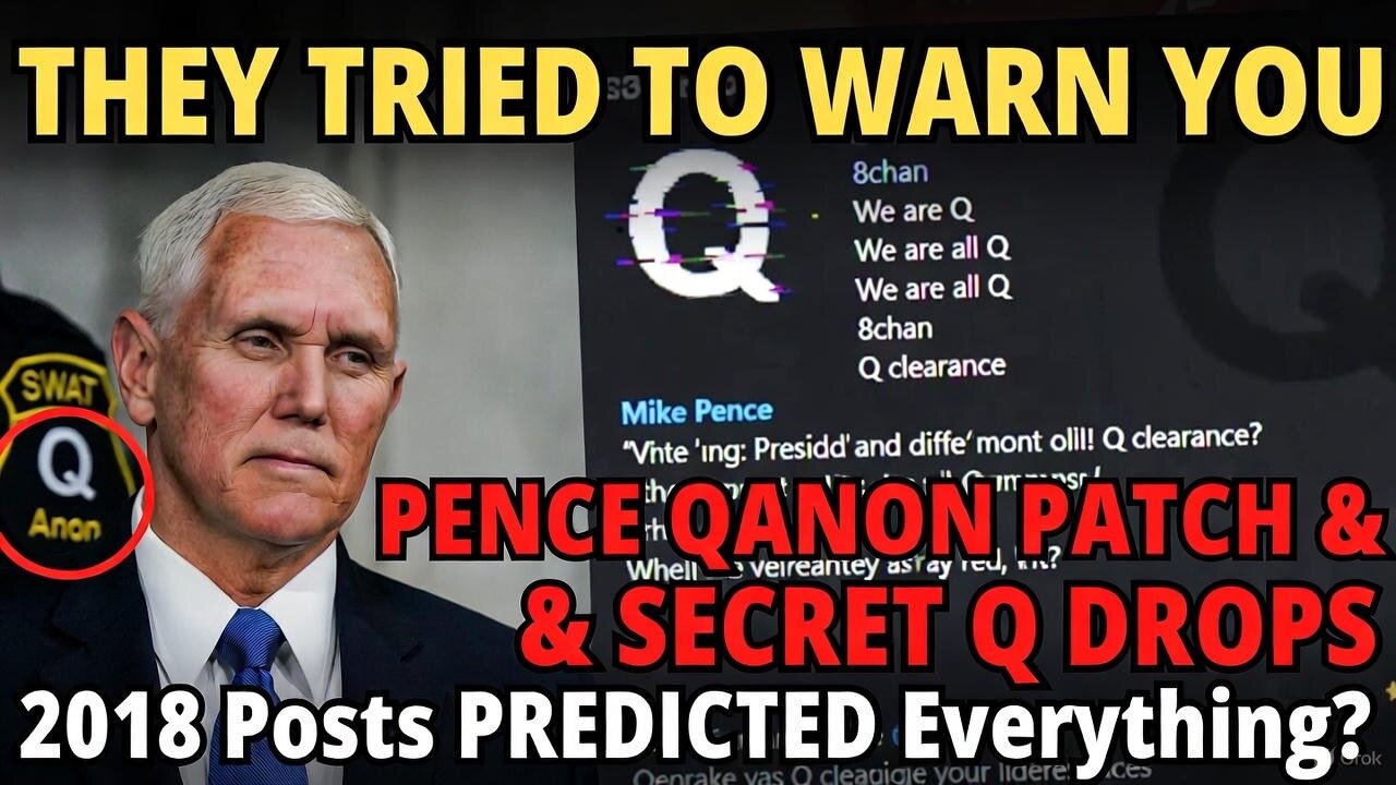 QAnon PROOF: Pences 2018 Q Patch Photo & Secret Drops on Clinton, Mueller, 50K Indictments RE-EXAMINED