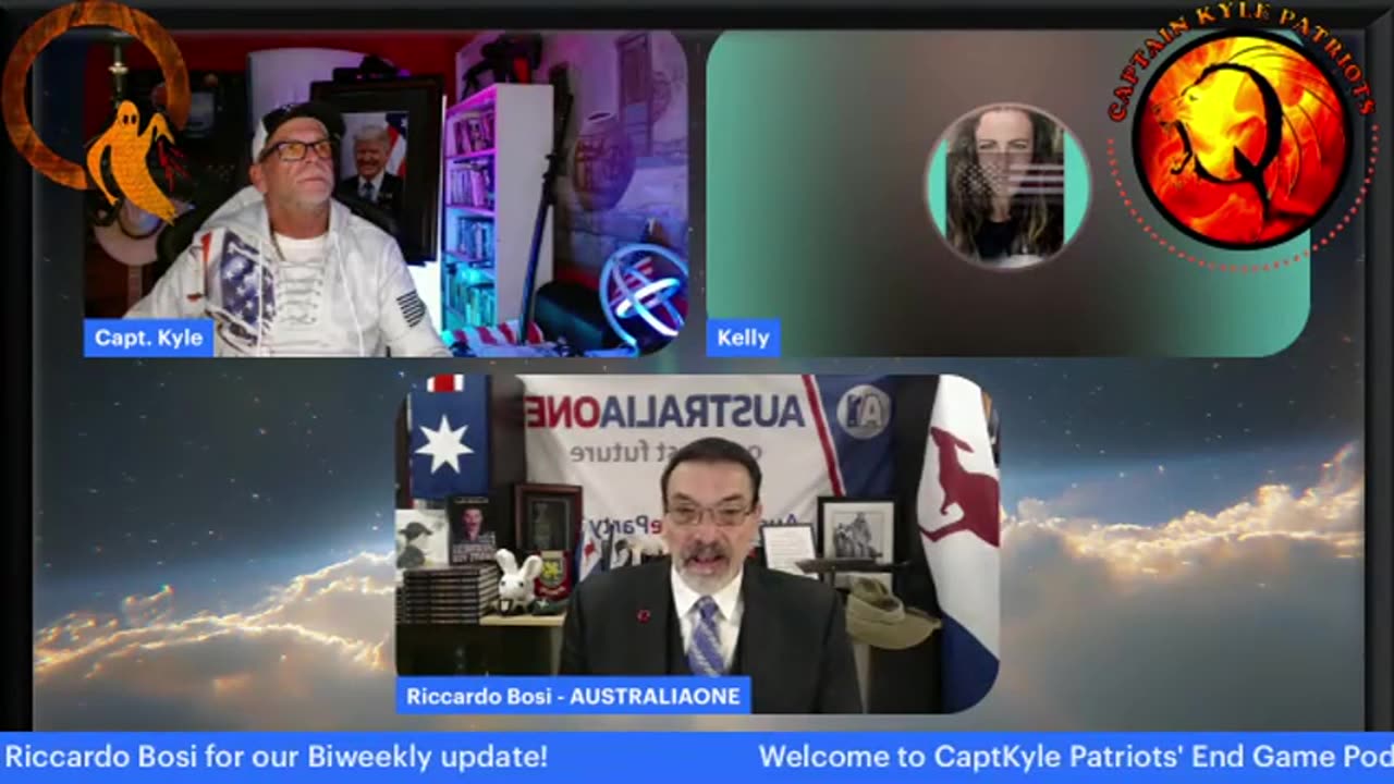 CaptKyle Patriots End Game Podcast, LTC Riccardo Bosi: Trumps Final Phase, Global Martial Law