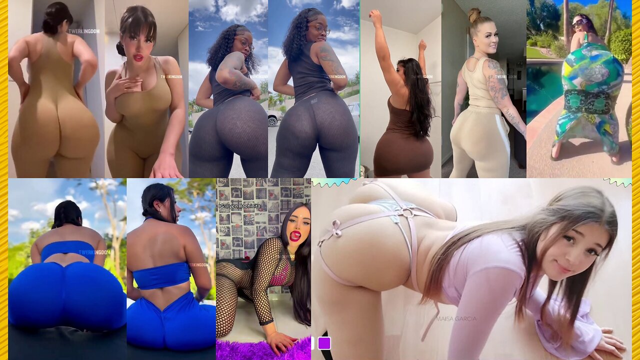 TWERK COMPILATION 96 - Big bank tiktok challenge ❤️‍ClipchampGirls 2025