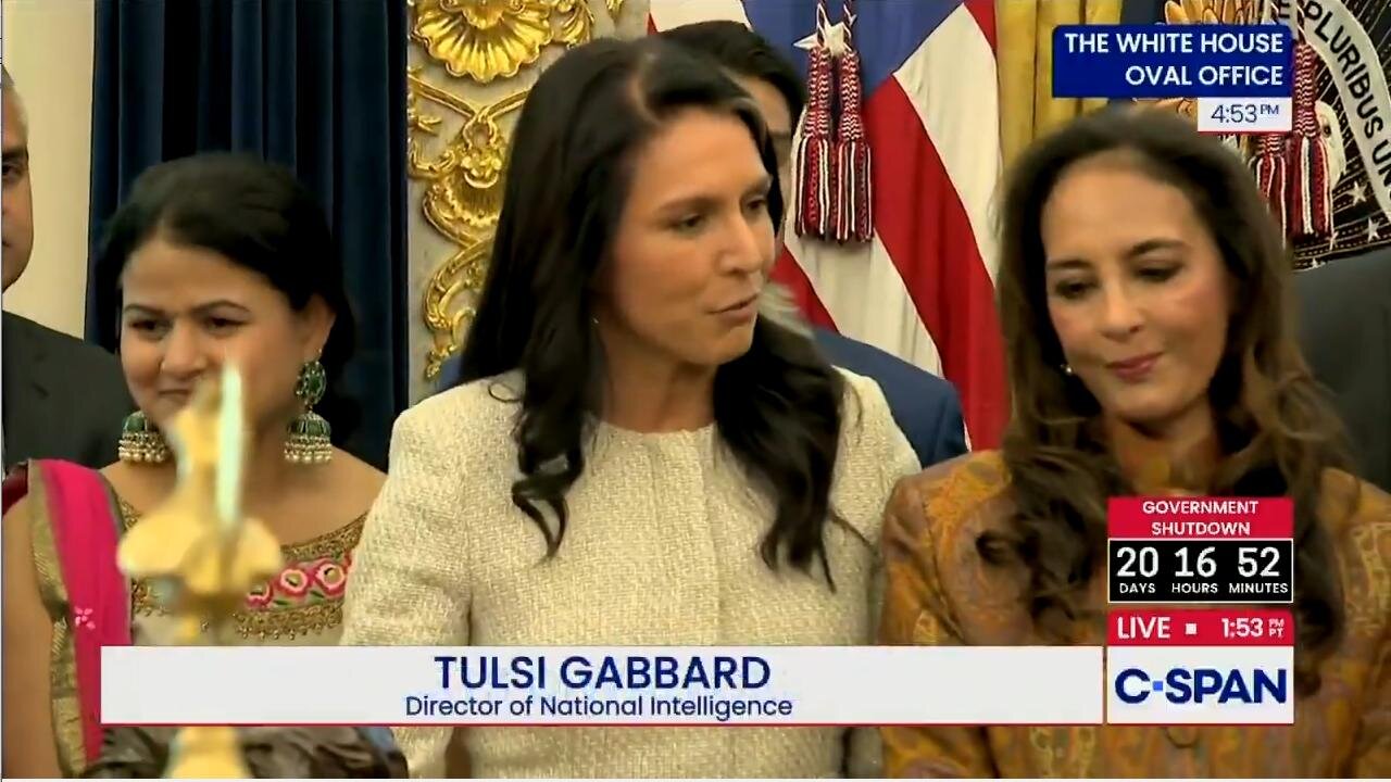 DNI Tulsi Gabbard to POTUS: You are... bringing people together from all across the country from all different backgrounds.