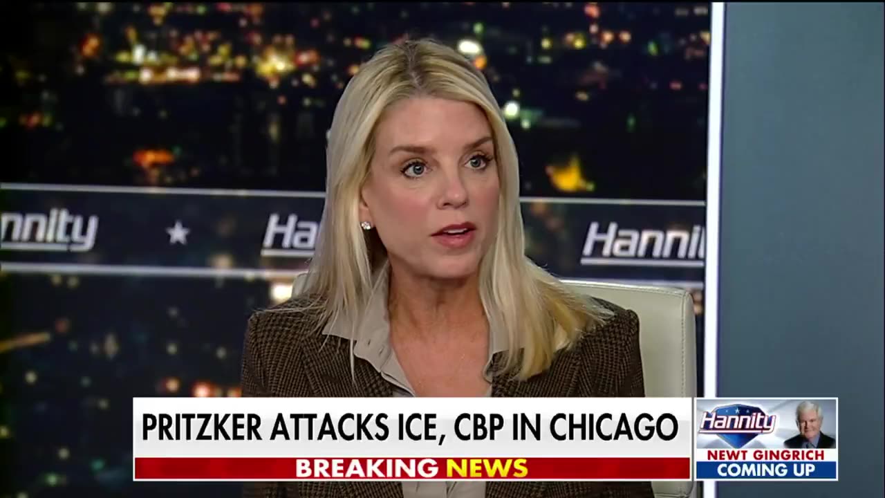 AG Pam Bondi blasts JB Pritzker for turning down Trump’s offer to fix Chicago’s crime crisis