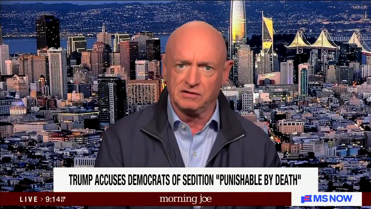 Dem Mark Kelly Doubles Down On Demanding Military And CIA Defy So-Called Illegal Orders From Trump
