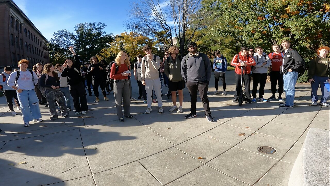 University of Nebraska: Young Lady Helps Me Defend The Faith Against The False Gnostic Always Sinning Gospel, Eventually A Large Crowd Forms, Contending with Muslims, Homosexuals, Atheists and Hypocrites, Preaching Jesus Christ!