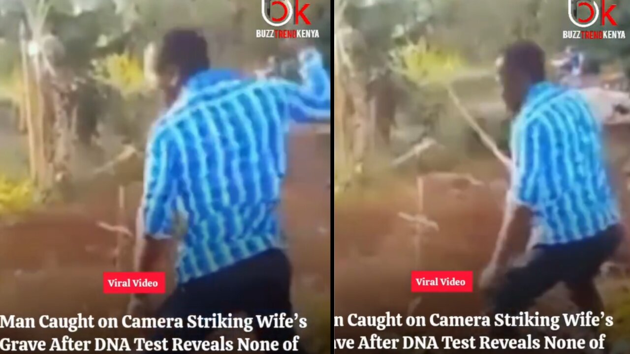 Man Whips Dead Wife’s Grave For Cheating When She Was Alive