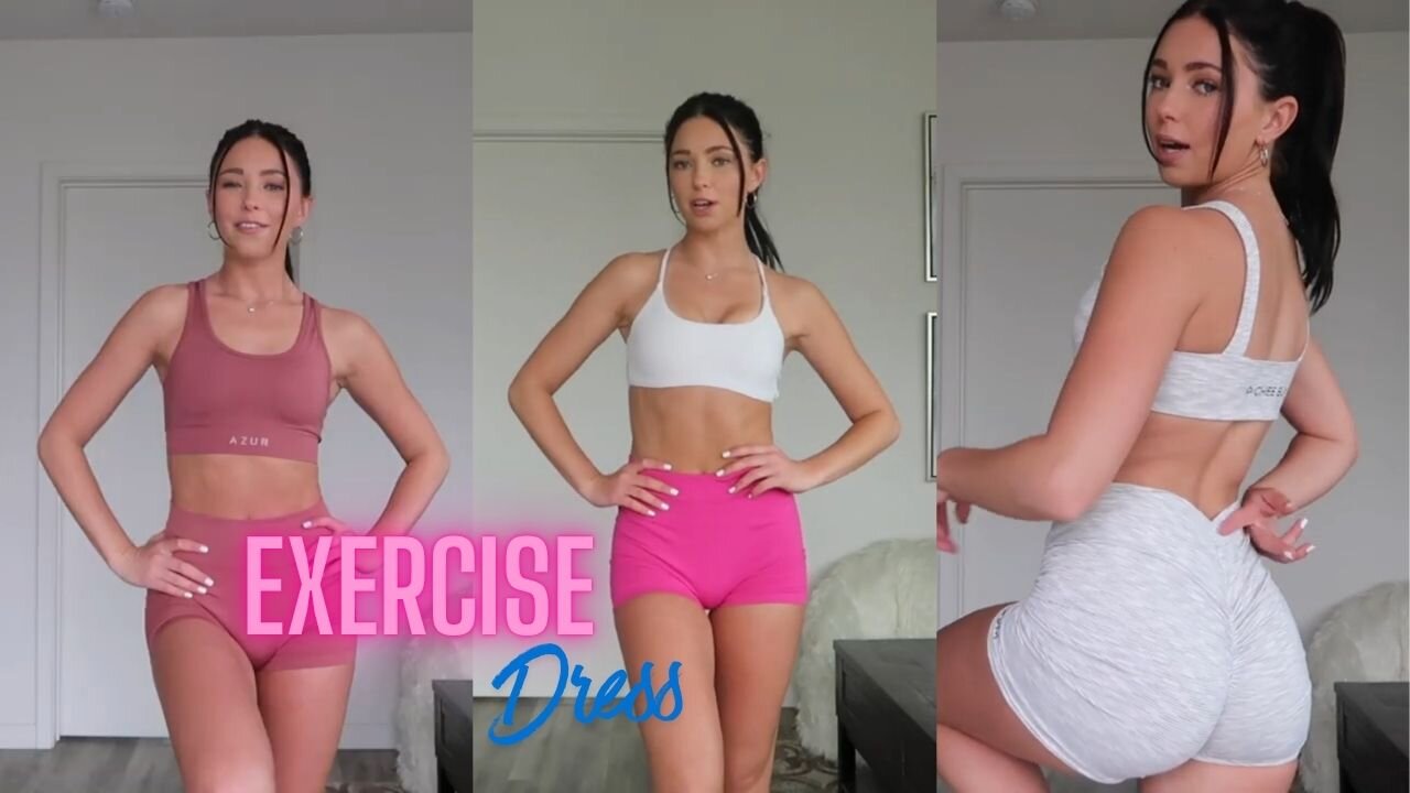 Exercise Dress | Try on | Gym Fashion