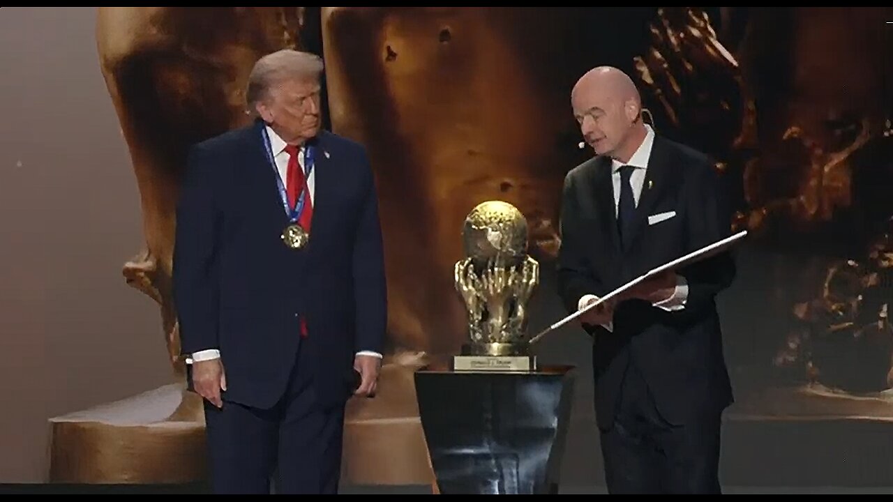 President Trump is awarded the FIFA Peace Prize