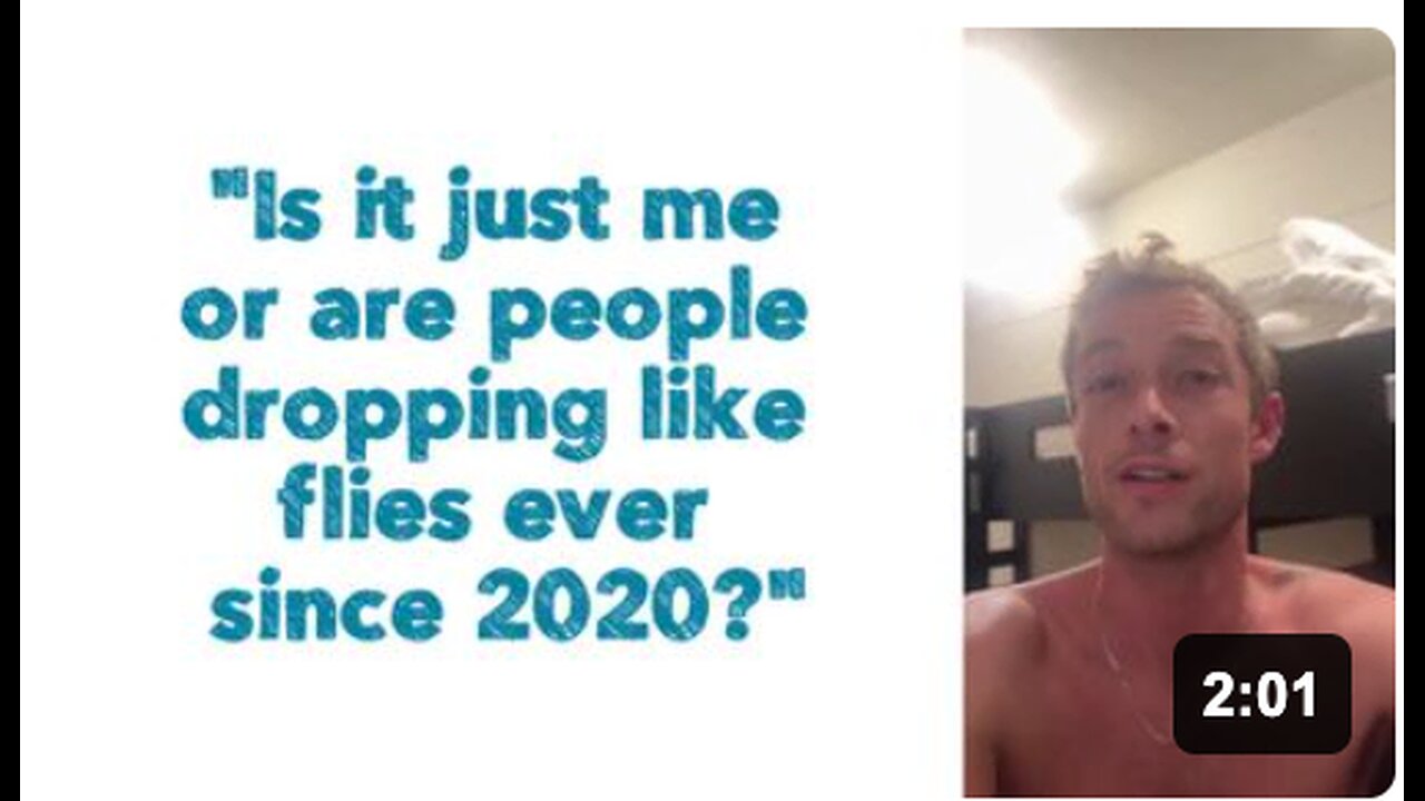 Is it just me or are people dropping like flies ever since 2020?