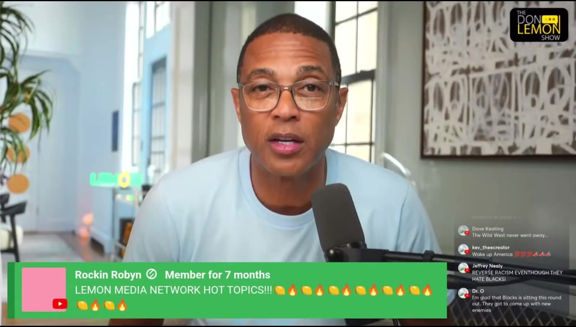 Don Lemon, whose husband is a white man: “White men, something is broken.