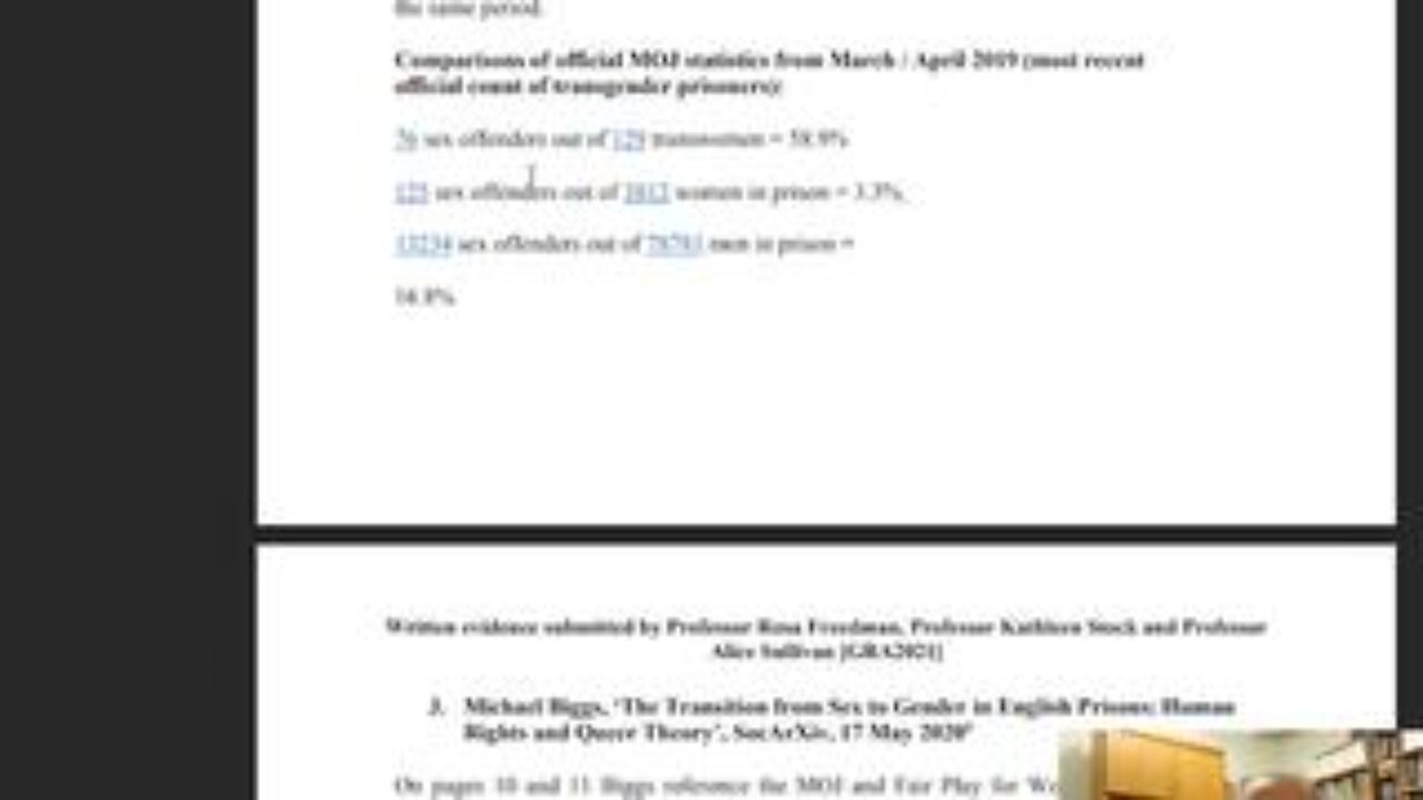 Official! Women with peniss in prison, 60% are sex offenders!