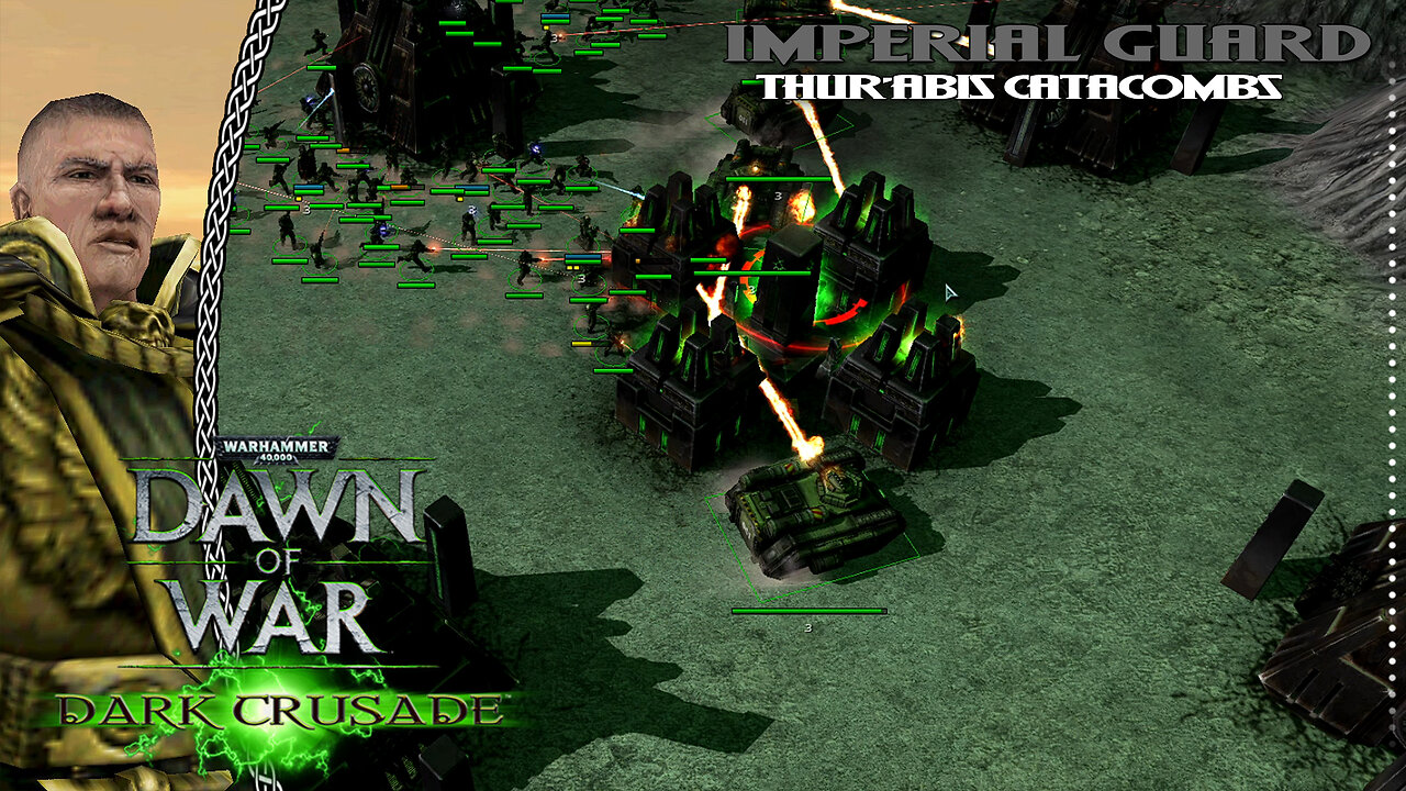 Dawn Of War Dark Crusade | Imperial Guard | Battle For The ThurAbis Plateau