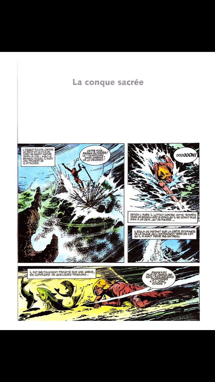 Rahan. Episode 157. By Roger Lecureux. The Sacred Conch. A Puke(TM) Comic.